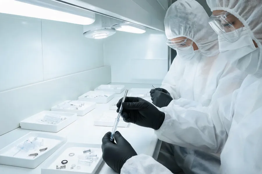 Cleanroom pipette assembly