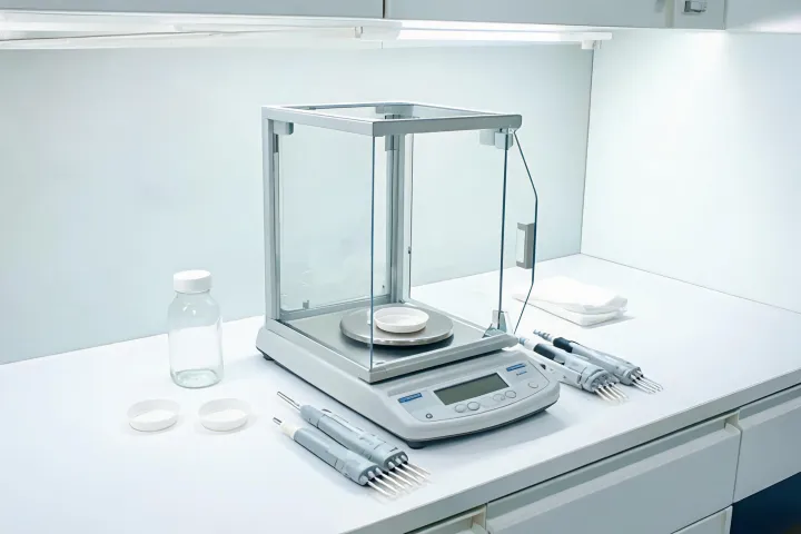 High-volume pipette calibration bench